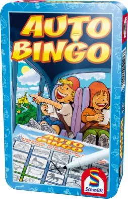 Auto Bingo - hra v plechové krabičce