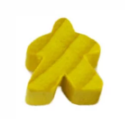 Carcassonne: dřevěná figurka (Meeple) - žlutá