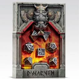 Metall Dwarwen Dice Set