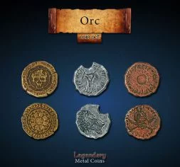 Orc Metal Coin Set