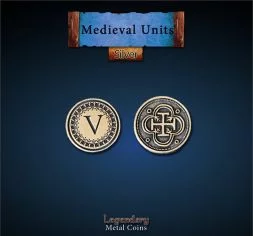 Medieval Units Metal Silver Coin