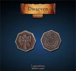 Dwarven Metal Copper Coin