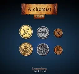 Alchemist Metal Coin Set