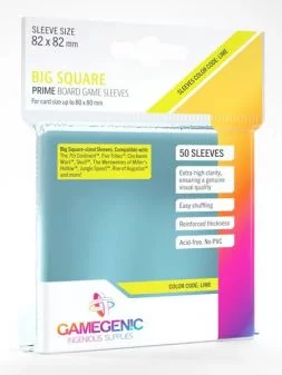 Prime Big Square Sleeves (82x82mm) - Clear (50)