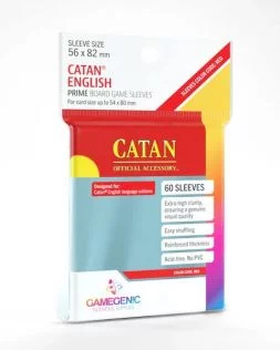 Prime Catan-Sized Sleeves 56x82mm - Clear (60)