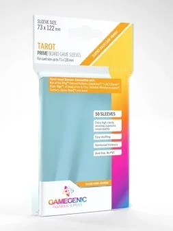 Prime Tarot Sleeves (73x122 mm) - Clear (50)