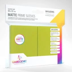 Matte Prime Sleeves Lime (100)