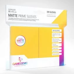 Matte Prime Sleeves Yellow (100)