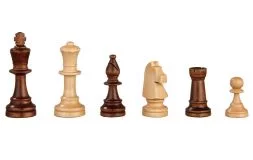 Dřevěné šachové figury Staunton - Heinrich VIII (výška krále 90 mm)