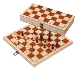 Šachová souprava  dřevěné kazetě (42 mm) 