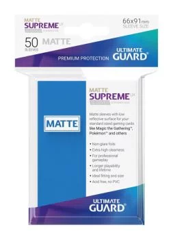 Supreme UX Sleeves Standard Size Matte Royal Blue (50)
