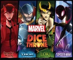 Dice Throne Marvel 4-Hero Box: Scarlet Witch v. Thor v. Loki v. Spider-Man