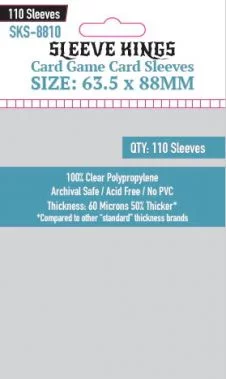 Sleeve Kings obaly 63.5x88mm (110 ks) - Card Game Standard