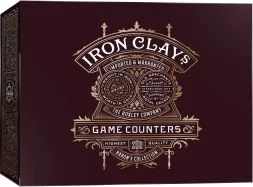 Iron Clays (200) Printed Box with chips