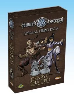 Sword & Sorcery: Special Hero Pack Genryu/Shakiko (White/Black Monk)