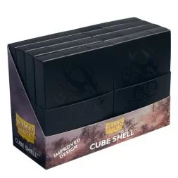 Dragon Shield Cube Shell - Shadow Black (8x)