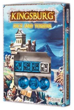 Kingsburg - Kostky a žetony (modré)