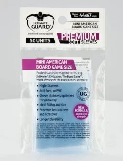 Ultimate Guard Premium Soft US Mini obaly (50 ks)