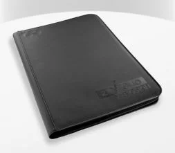 Album 9-Pocket Zipfolio Xenoskin Black