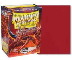 Dragon Shield standardní obaly: Matte Red (100 ks)