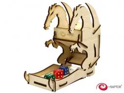 Dice Tower Small – Dragon (Wooden)