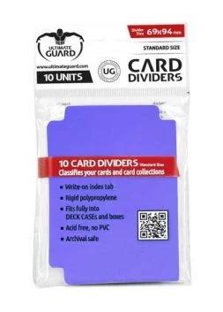 Rozdělovník fialový 10 ks (Card Divider Purple)