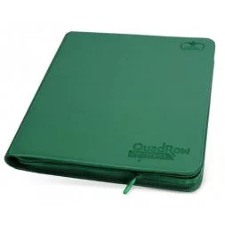 Album 12-Pocket QuadRow ZipFolio XenoSkin Green