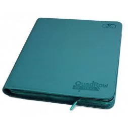 Album 12-Pocket QuadRow ZipFolio XenoSkin Petrol Blue