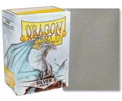 Dragon Shield standardní obaly: Matte Silver (100 ks)