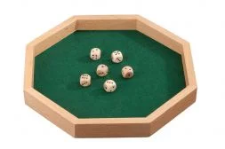 Dřevěné hrací plato (28 cm) - Octagon