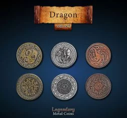 Dragon Metal Coin Set