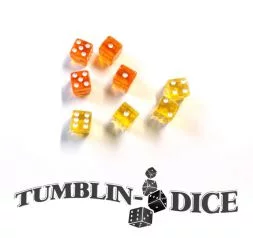 Tumblin-Dice: Orange/Yellow Dice