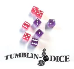 Tumblin-Dice: Sada fialových kostek 