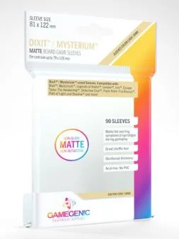 Matte Dixit Sleeves (81x122 mm) - Clear (90)