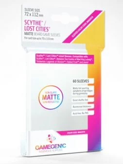 Matte Lost Cities Sleeves (72x112 mm) - Clear (60)