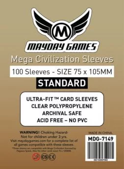 Mayday obaly Mega Civilization (100 ks) 75x105mm