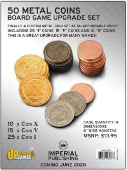 Metal Coin Board Game Upgrade Set (50)