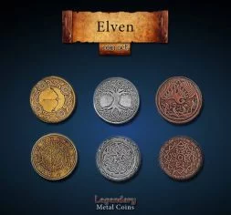 Elven Metal Coin Set