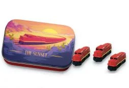 Deluxe Board Game Train Set Sunset