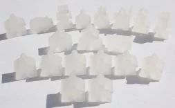 Carcassonne: Kompletní sada ledově bílých figurek (19 ks)