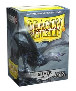 Dragon Shield standardní obaly: Matte Non-glare Silver (100 ks)