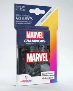 Marvel Champions Art Sleeves: Marvel Black (50+1)