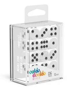 Dice Set Solid White - D6 16mm (12x)