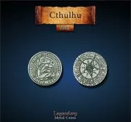 Cthulhu Metal Silver Coin