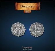 Dwarven Metal Silver Coin