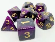 Dice Set Purple Galaxy (7)