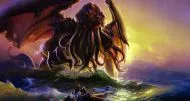 Board Gaming Mat - Cthulhu and the Ninth Wave (160x85cm)