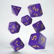 Set RPG kostek - purpurová/žlutá