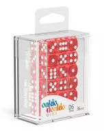 Dice Set Marble Red - D6 12mm (36x)
