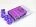 Dice Set Borealis Purple/White Luminary D10 (10x)